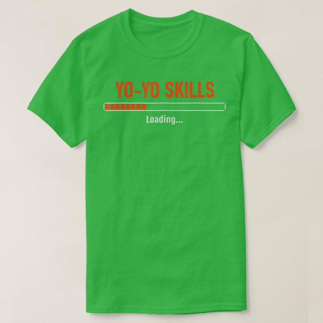 YoYo Skills Loading  70s 80s 90s Hobby Pastime Old T-Shirt (Design Front)