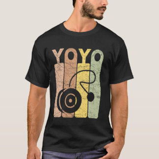 Yoyo Vintage Yoyo Player Retro Yoyoing T-Shirt