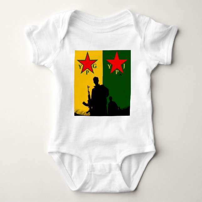 ypg-ypj baby bodysuit (Front)