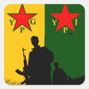ypg-ypj square sticker