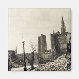 Ypres from Rue de Ville, June 1915 Magnet