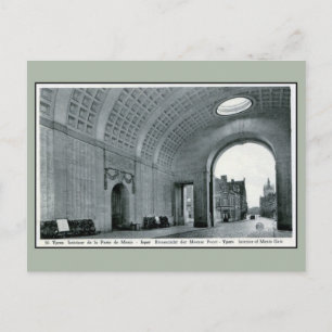Ypres Menin Gate Memorial for British interior Postcard