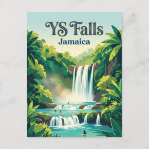 YS Falls Jamaica Postcard