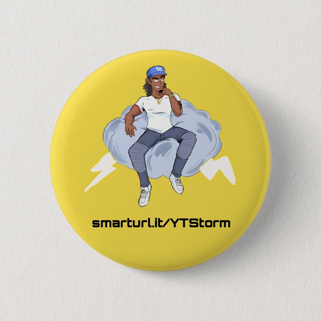 YTS efloW 6 Cm Round Badge (Front)