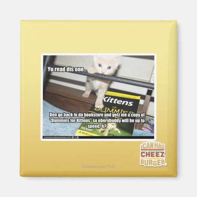 Yu red dis one.. magnet (Front)