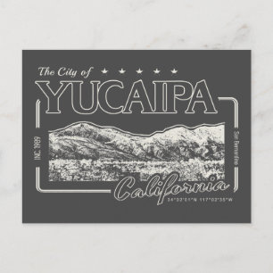 YUCAIPA - SAN BERNARDINO CALIFORNIA POSTCARD