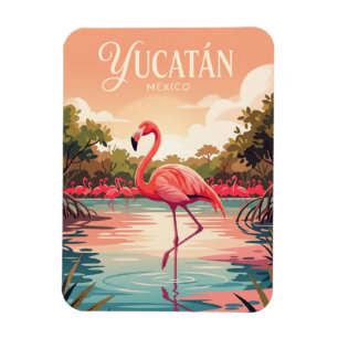 Yucatán Peninsula Mexico Magnet