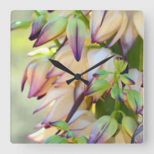 yucca flowers clock