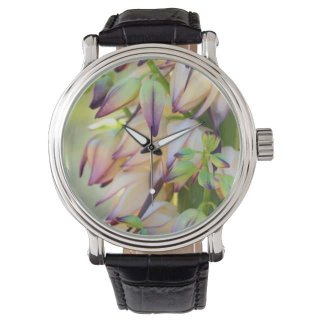 yucca flowers wristwatch (Front)