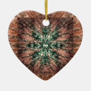 Yucca Op Quilt Ceramic Tree Decoration