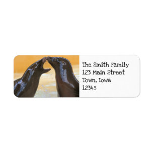 Yuck! Fish breath! Return Address Label
