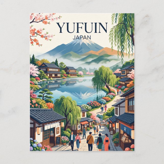 Yufuin Japan Postcard (Front)