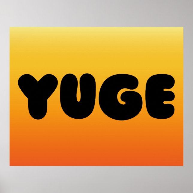 YUGE DESIGN POSTER (Front)