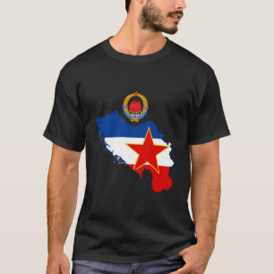 Yugoslavia Emblem - Map T-Shirt