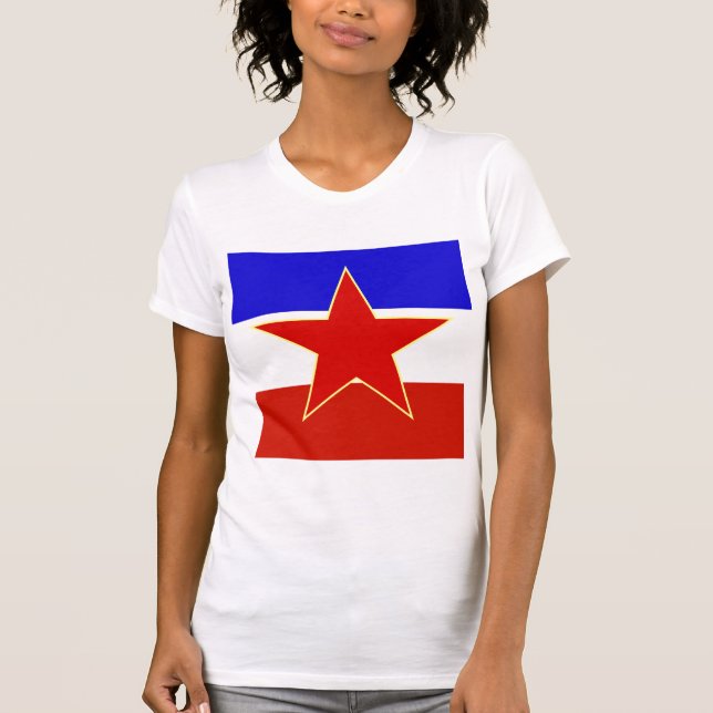 Yugoslavia High quality Flag T-Shirt (Front)