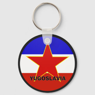 Yugoslavia Roundel quality Flag Key Ring