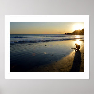 Yuigahama Beach: Kamakura, Japan  Poster