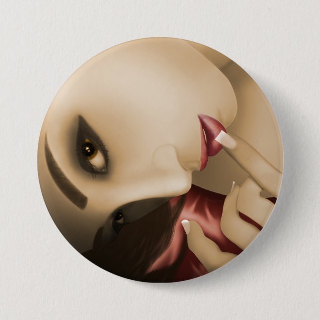 Yuki 7.5 Cm Round Badge (Front)
