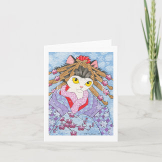 Yuki to Ume notecard