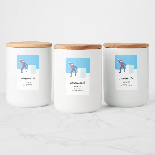Yukigassen Food Label (Bottles)