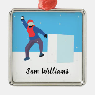 Yukigassen Metal Ornament