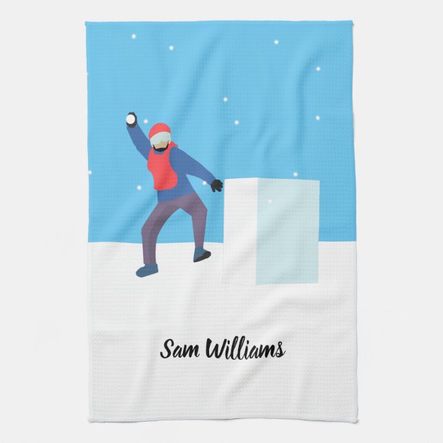Yukigassen Tea Towel (Vertical)