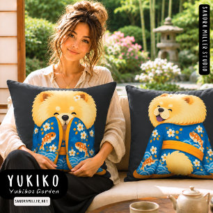 YUKIKO's GARDEN • Storywear • Front Rear views Cushion