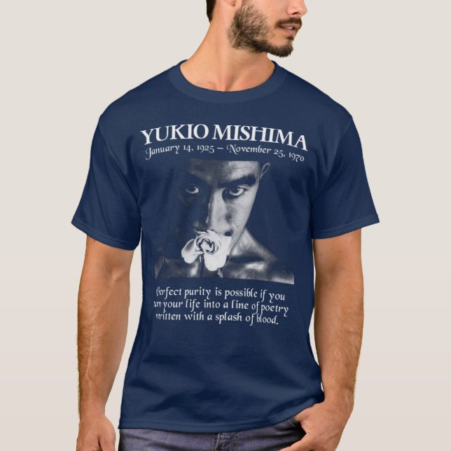 Yukio Mishima vintage girl T-Shirt (Front)
