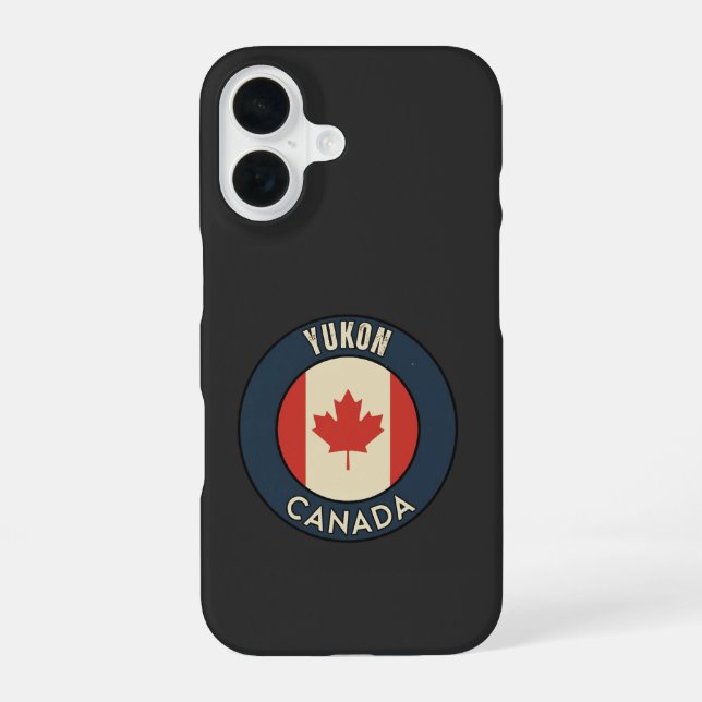 Yukon Canada iPhone 16 Case (Back)