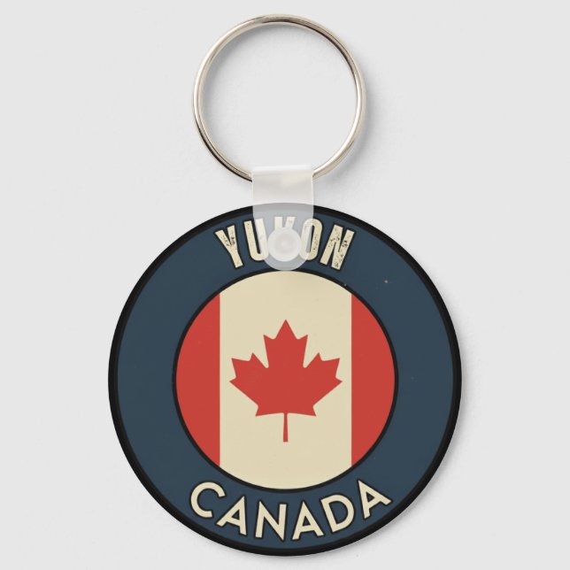 Yukon Canada Key Ring (Front)