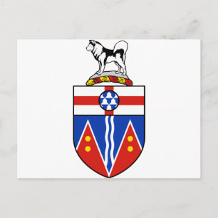Yukon Coat of Arms Postcard