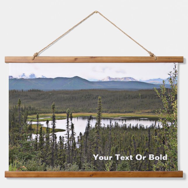 Yukon Pond Hanging Tapestry (Front)