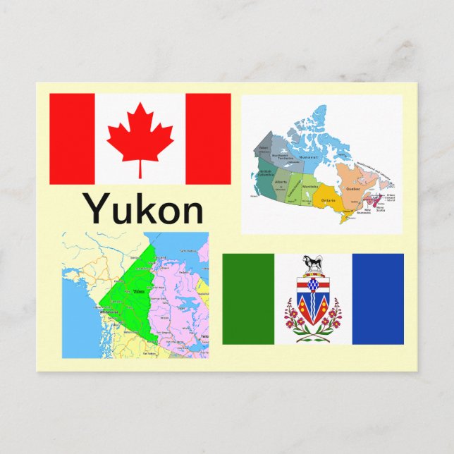 Yukon Territory Canada Postcard (Front)