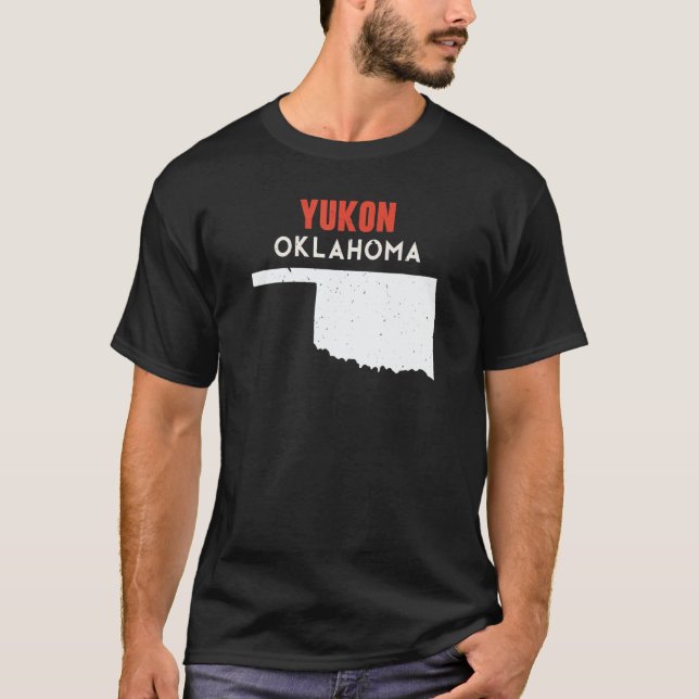 Yukon USA State America Travel Oklahoman T-Shirt (Front)