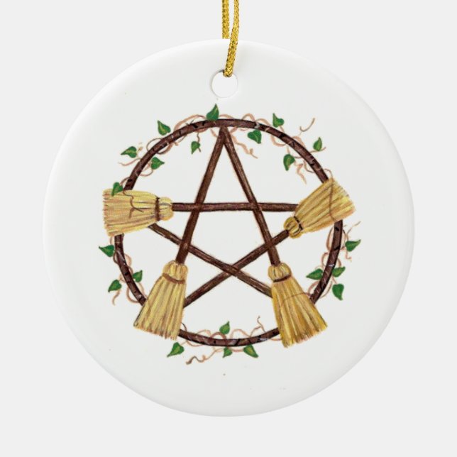 Yule 2010 ceramic tree decoration (Front)