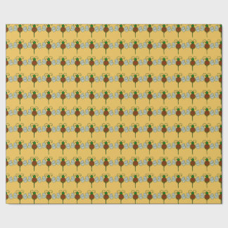 Yule Bees Wrapping Paper