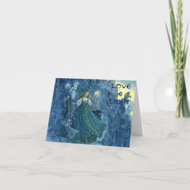 Yule Blessings: Greeting Cards (Front)