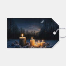 Yule Candles and Moon Gift