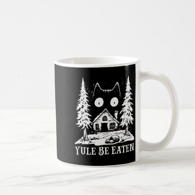 Yule Cat For Men Women Girls Kids  Coffee Mug (Right)