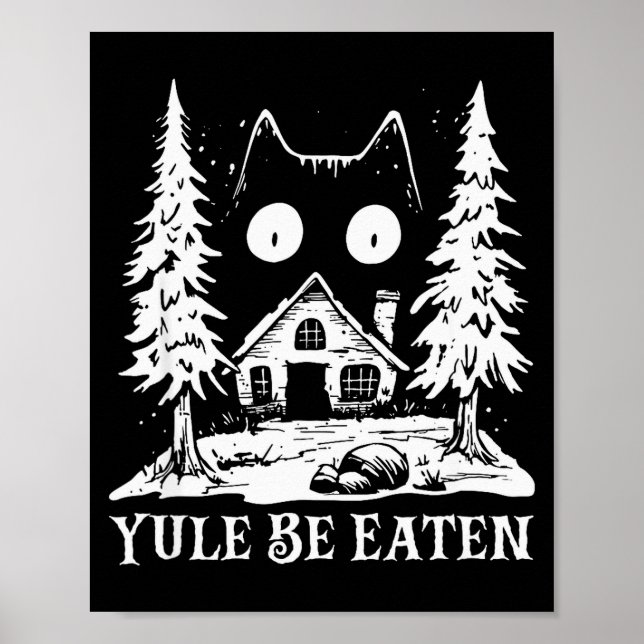 Yule Cat For Men Women Girls Kids  Poster (Front)