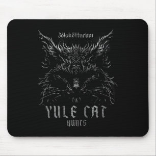 Yule Cat - Jolakotturinn - Icelandic Christmas Cat Mouse Pad