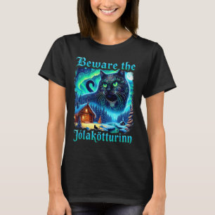 Yule Cat Vintage Beware Jolakotturinn Icelandic Ch T-Shirt