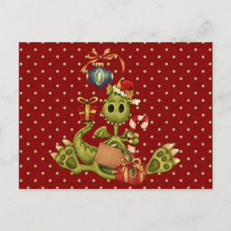 Yule Dragon Postcard