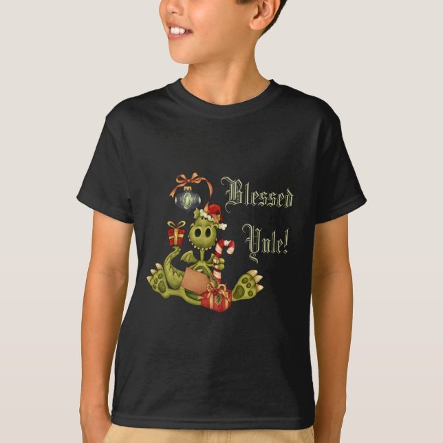 Yule Dragon T-Shirt (Front)
