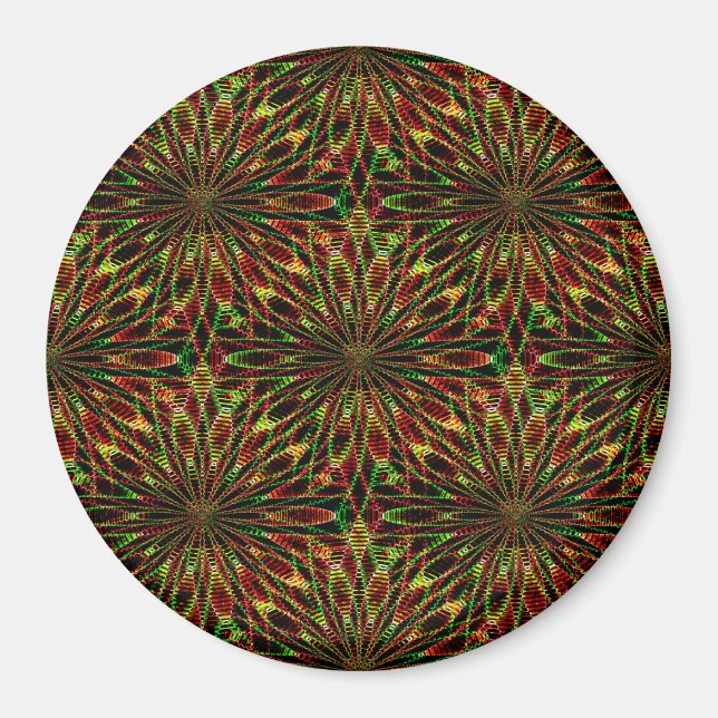 Yule fleurs.... magnet (Front)