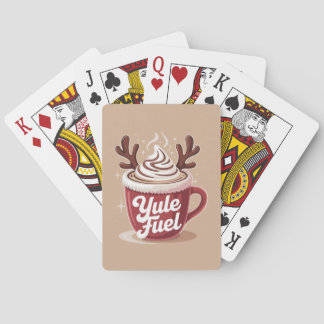 Yule Fuel • Cozy Cocoa & Coffee Christmas Playing Cards