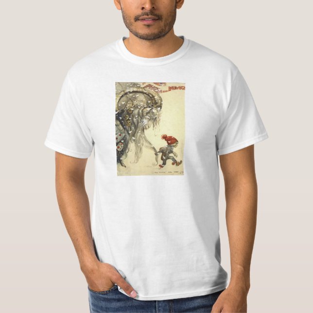Yule Goat John Bauer T-Shirt (Front)
