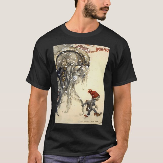 Yule Goat - John Bauer T-Shirt (Front)
