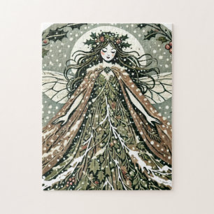 Yule Goddess Winter Solstice                       Jigsaw Puzzle