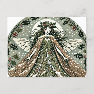 Yule Goddess Winter Solstice                       Postcard